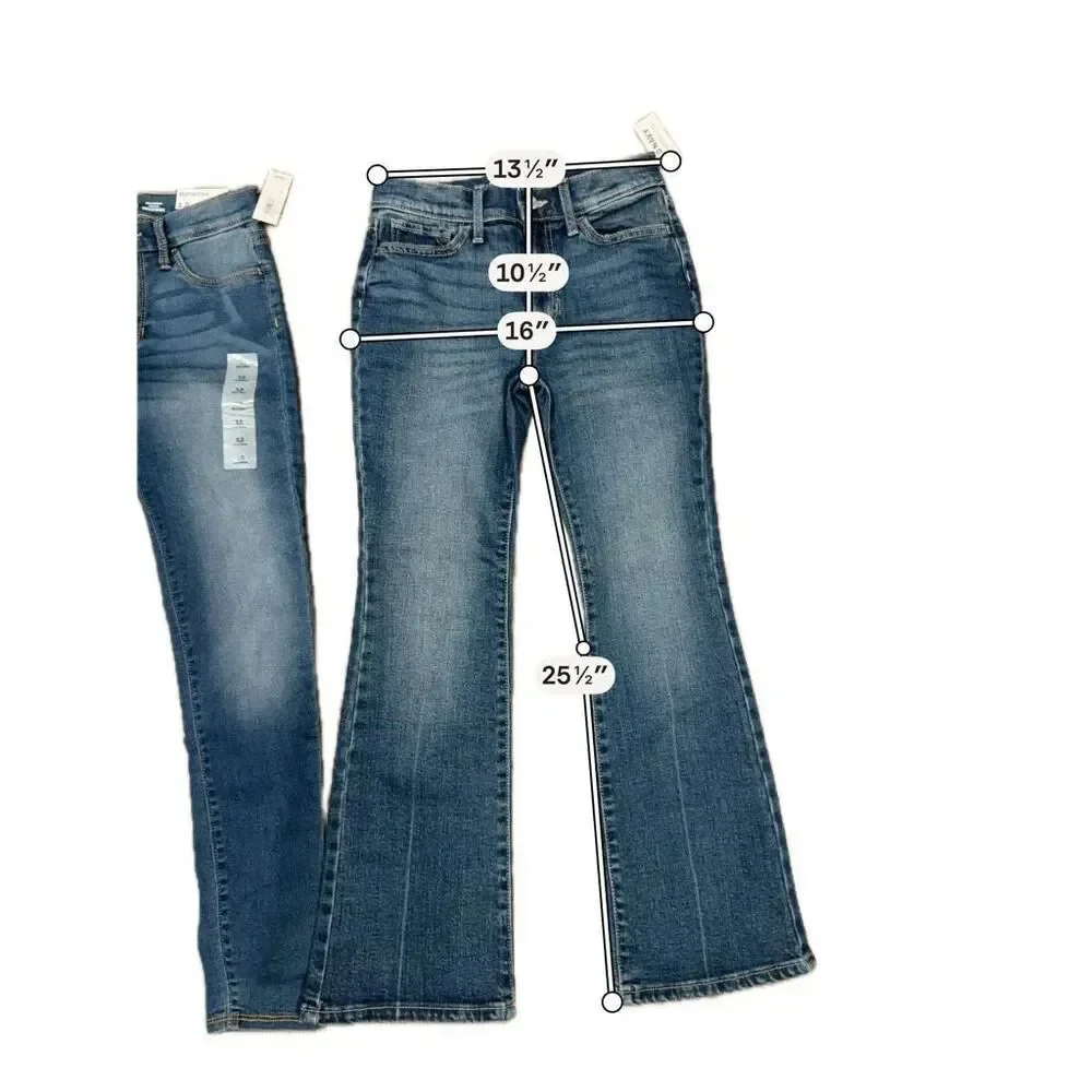 Old Navy girls NWT Jean skinny flare bundle of 3 size large-12